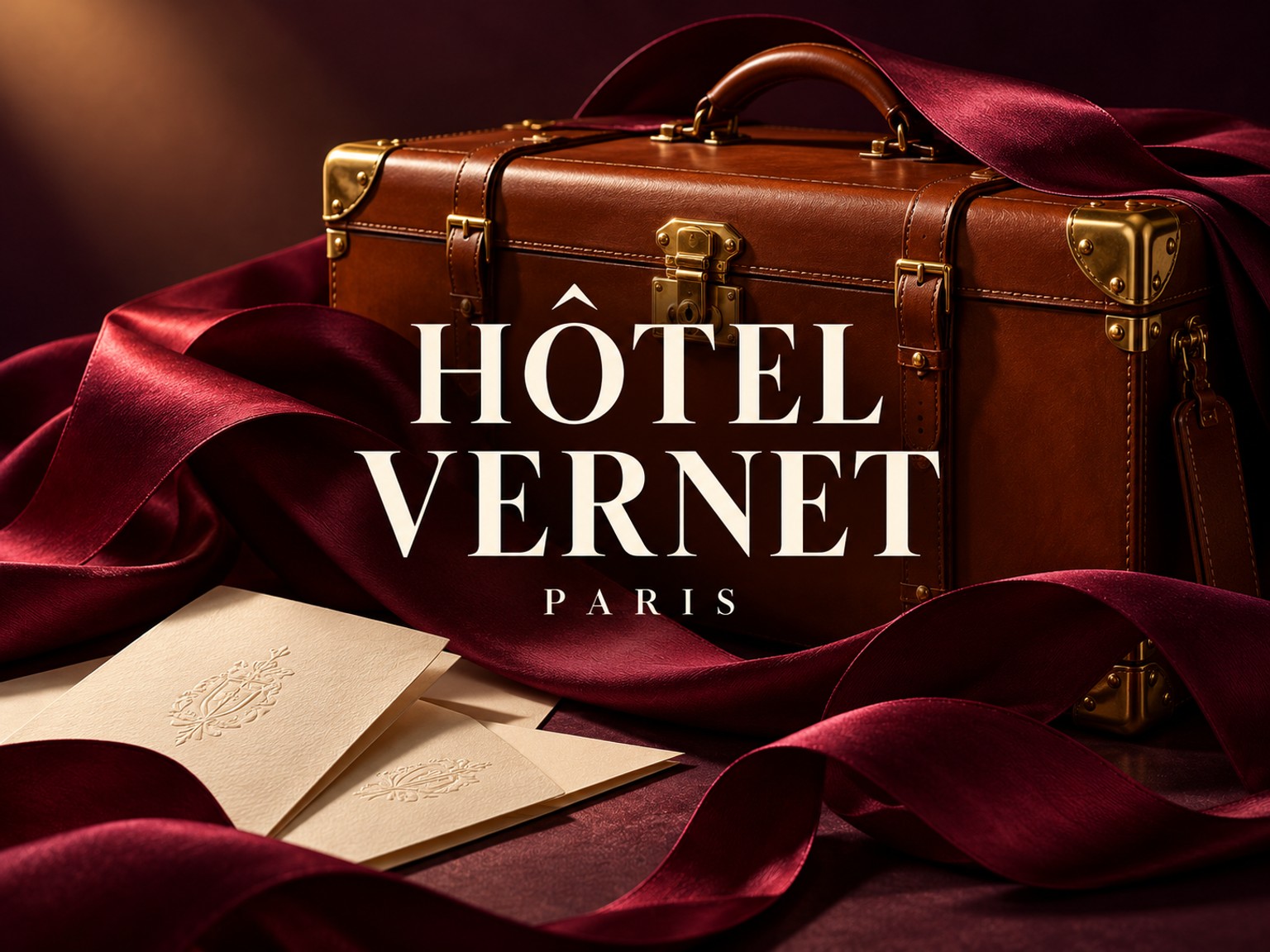 Hôtel Vernet باريس — غلاف سفر تحريري أصلي فاخر