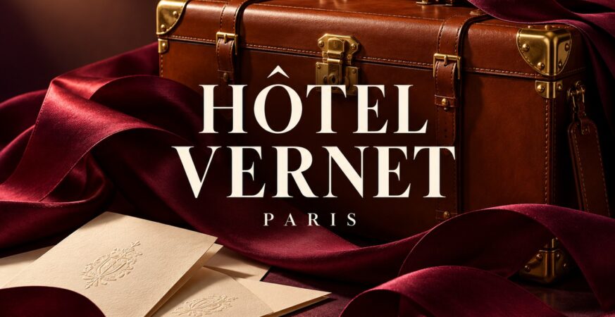 Hôtel Vernet Paris — couverture éditoriale de voyage originale