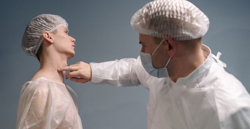 Clinical examination — illustrative photograph.
