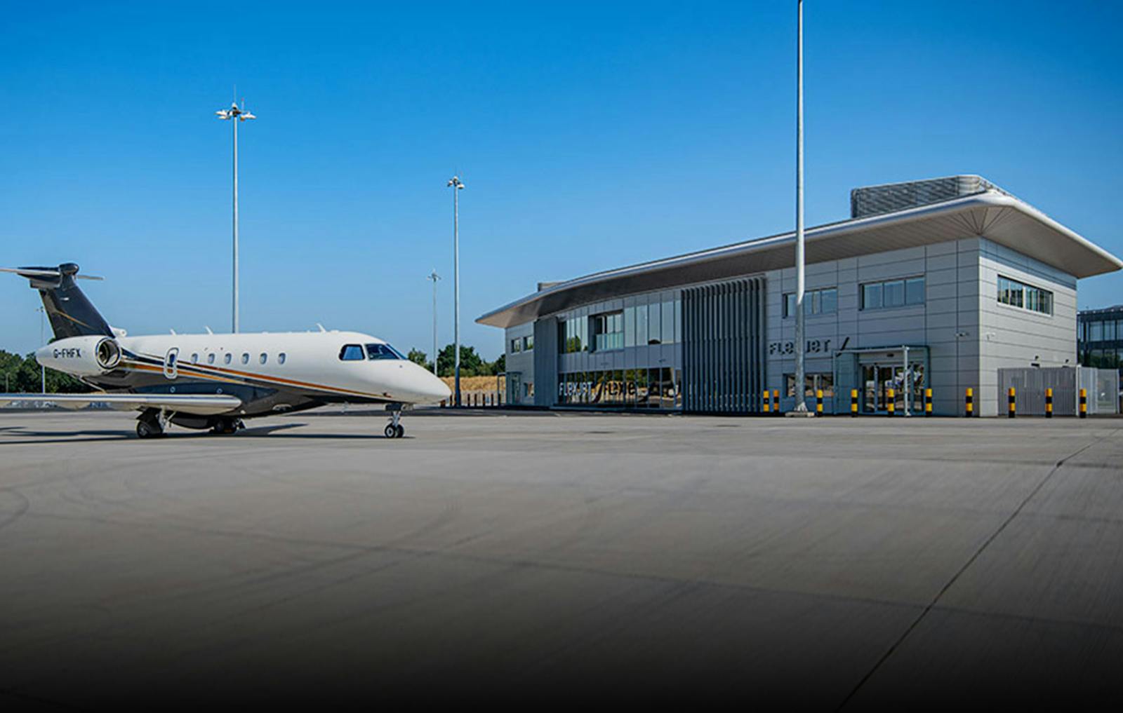 Flexjet Farnborough terminal, opening announcement 10 September 2026. Photo: Flexjet press centre.