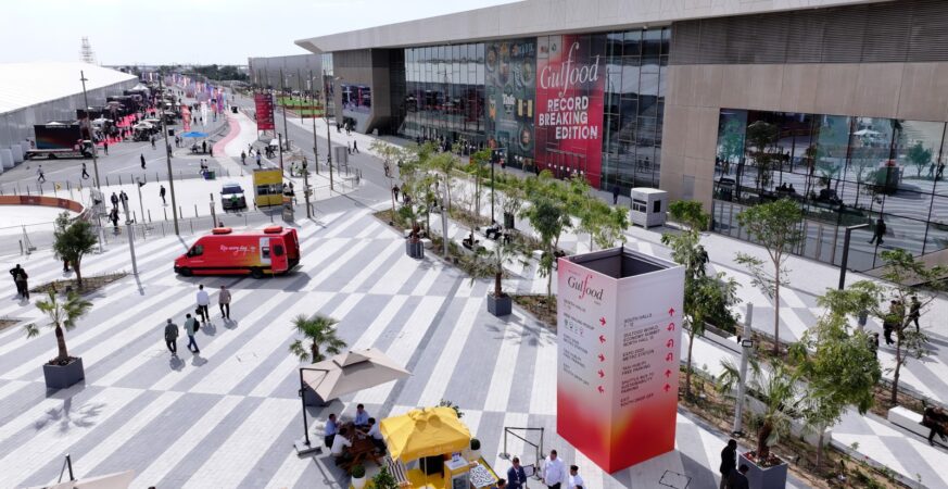 Dubai Exhibition Centre photographed in January 2026, before GITEX 2026. Source: Dubai World Trade Centre / DEC media hub.