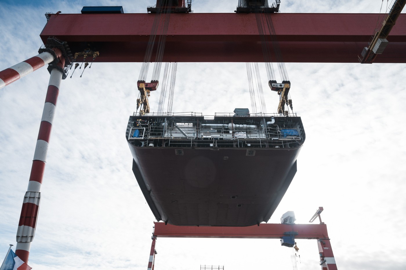 Orient Express Olympian keel-laying ceremony, Saint-Nazaire, 19 November 2025. Source: Accor / Orient Express press centre.