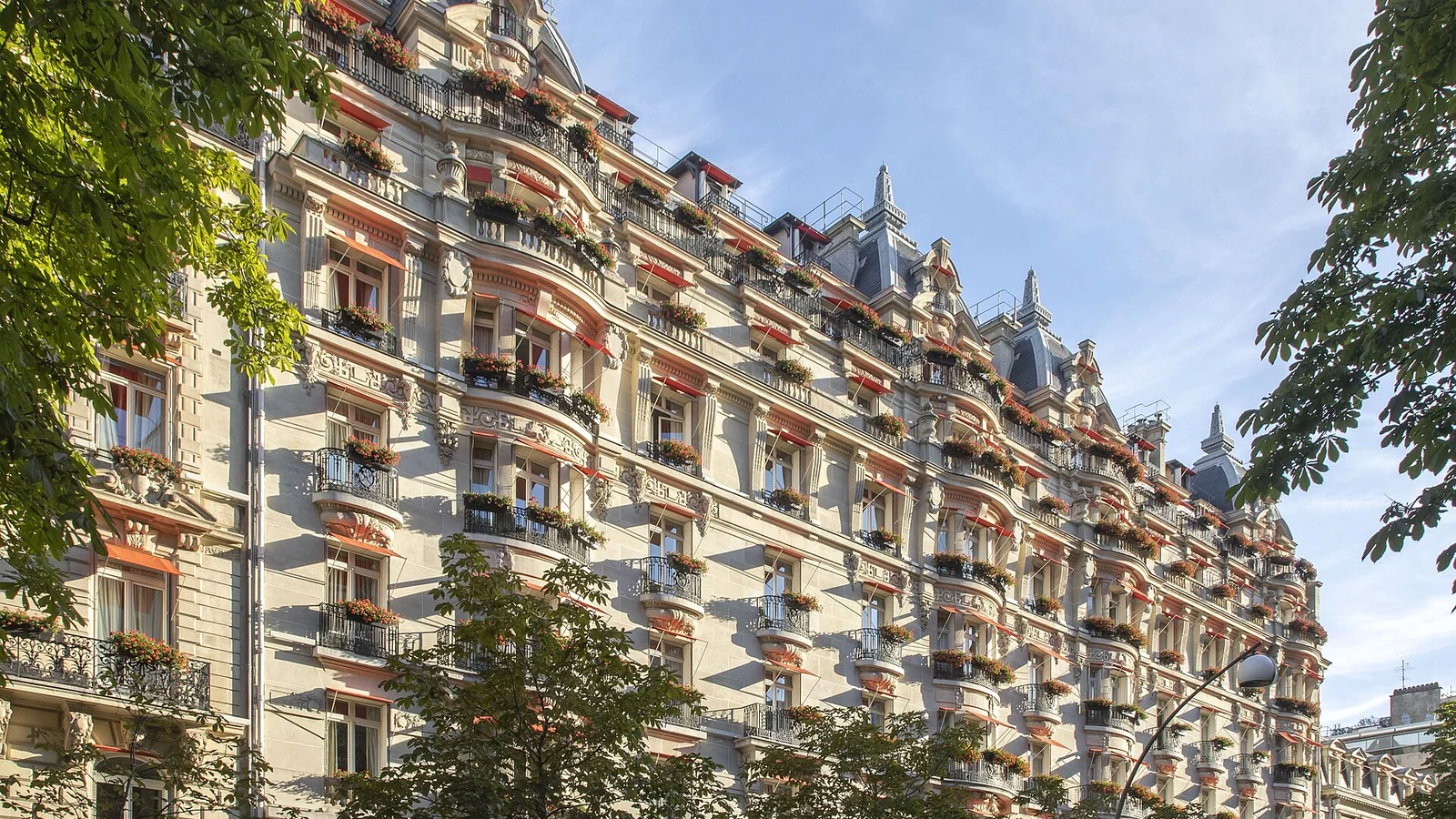 Hôtel Plaza Athénée on Avenue Montaigne