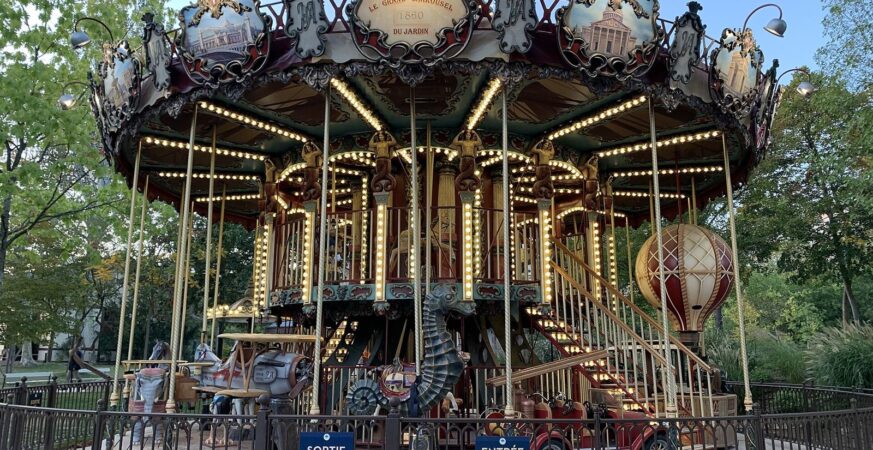 Carousel at Jardin d'Acclimatation in Paris