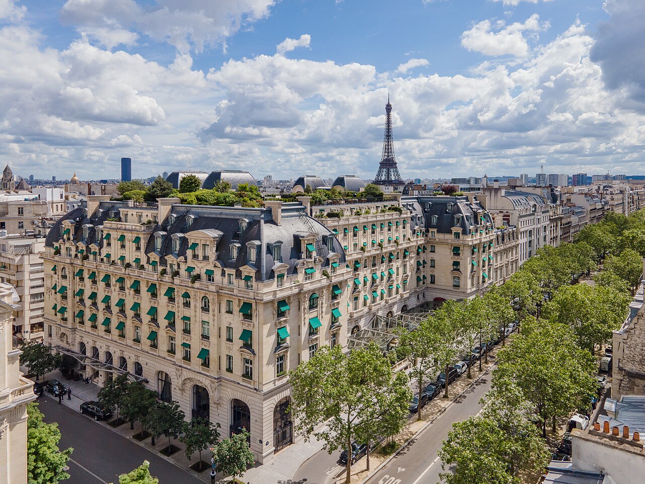 The Peninsula Paris exterior at 19 avenue Kléber, 75116 Paris