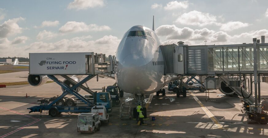 Paris-Charles de Gaulle Airport Boeing 747