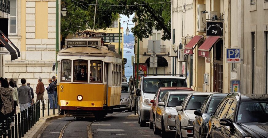 Tram 28 Lisbon Portuguese