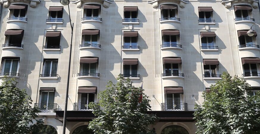 Prince de Galles, a Luxury Collection Hotel, Paris exterior at 33 avenue George V, 75008 Paris