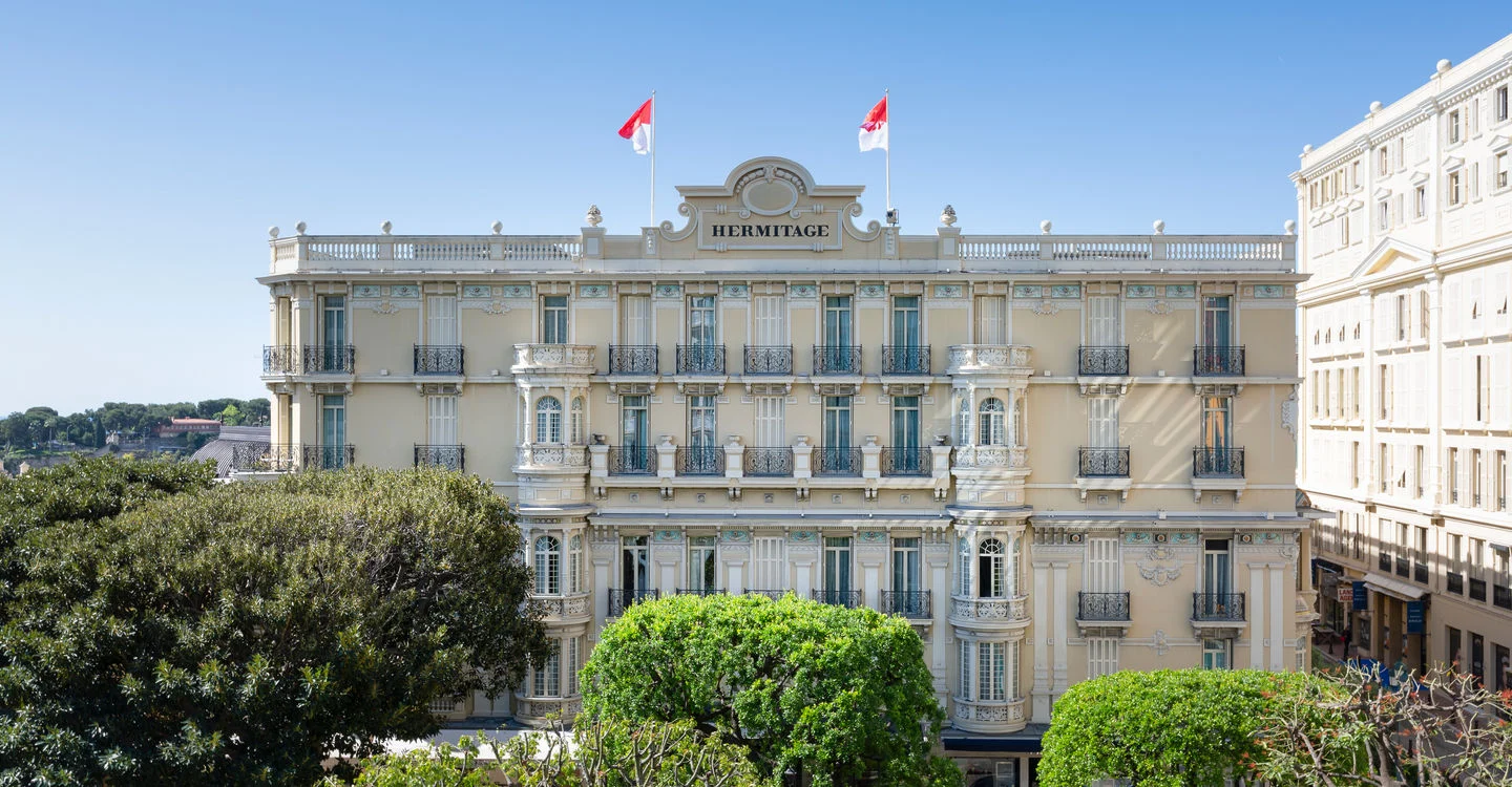 Façade de l’Hôtel Hermitage Monte-Carlo