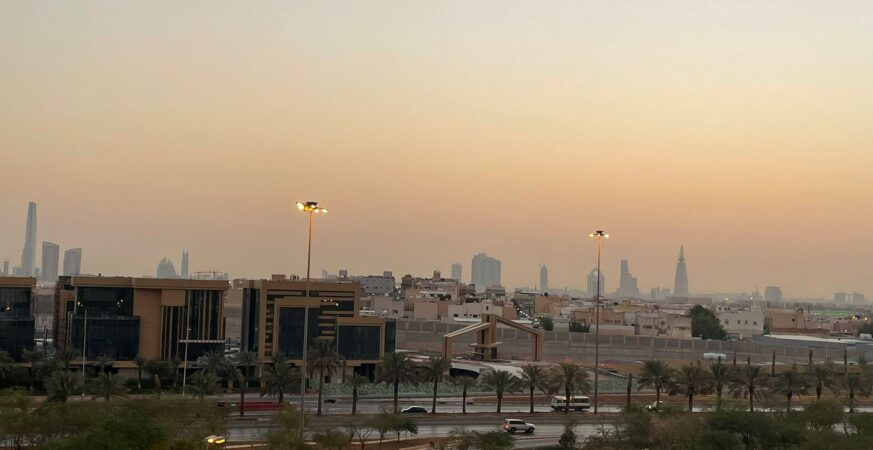 Riyadh skyline in Saudi Arabia