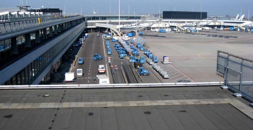 Passenger terminal at Amsterdam Airport Schiphol