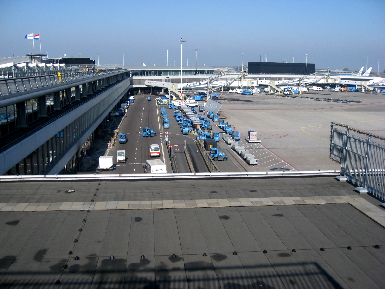 Passenger terminal at Amsterdam Airport Schiphol