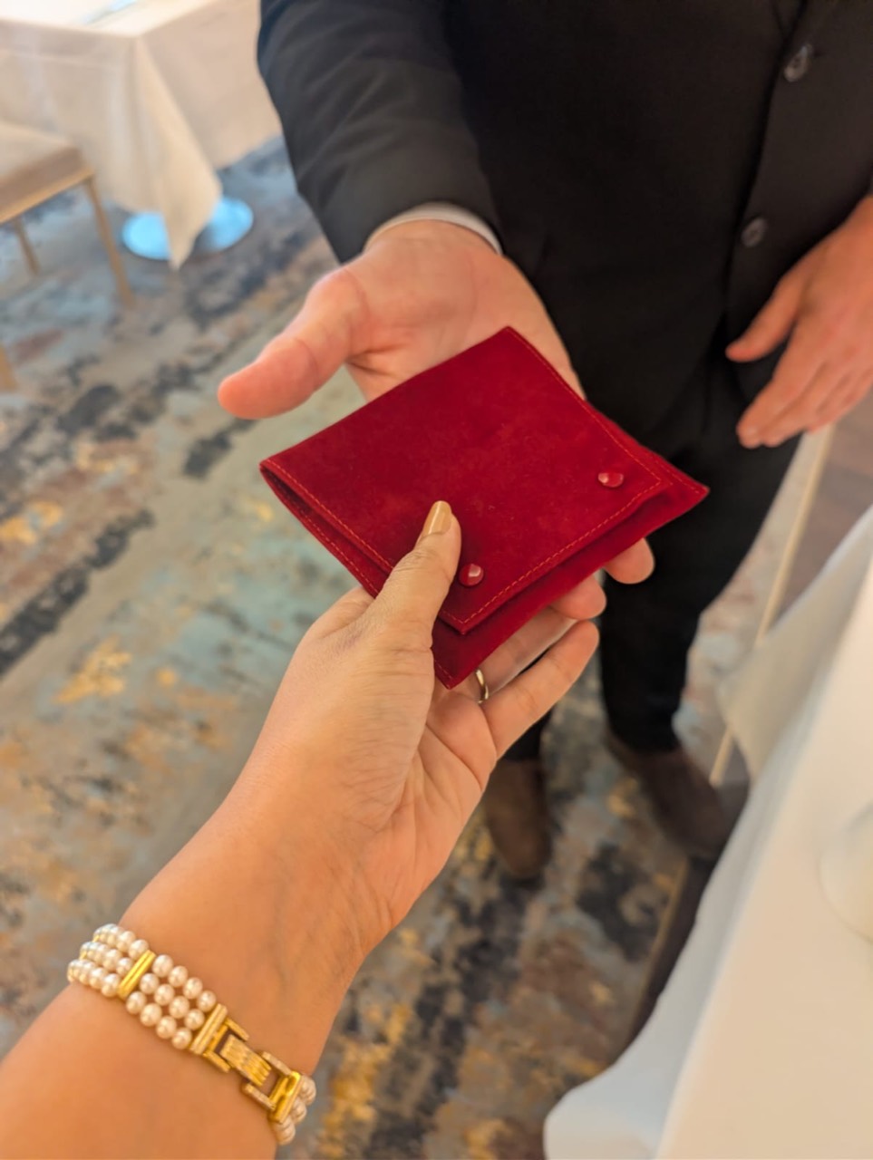 Confidential handover of seven recovered valuables in Paris