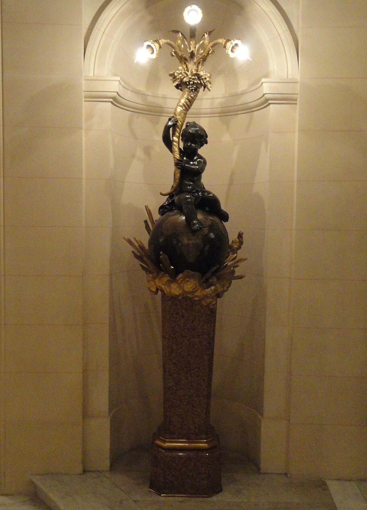 Historic interior detail at Shangri-La Paris