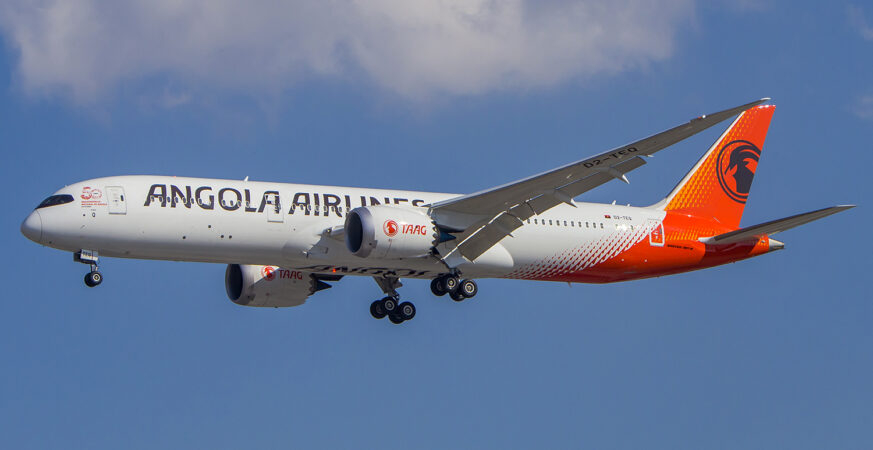 TAAG Angola Airlines Boeing 787 Dreamliner aircraft