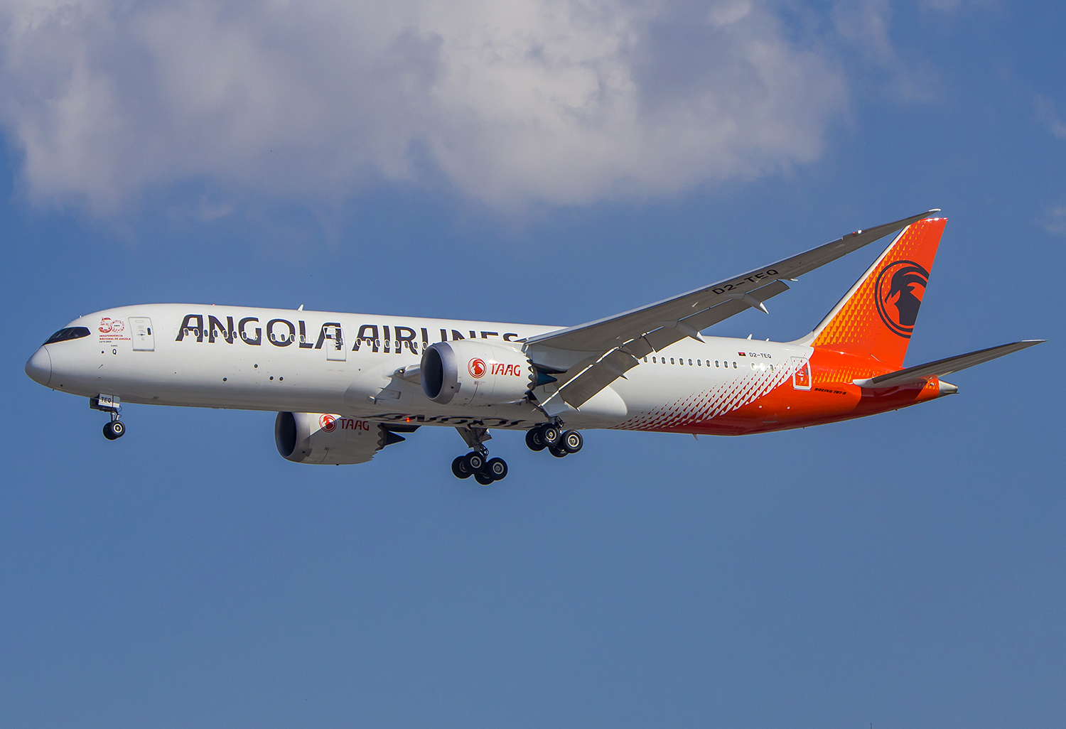 TAAG Angola Airlines Boeing 787 Dreamliner aircraft