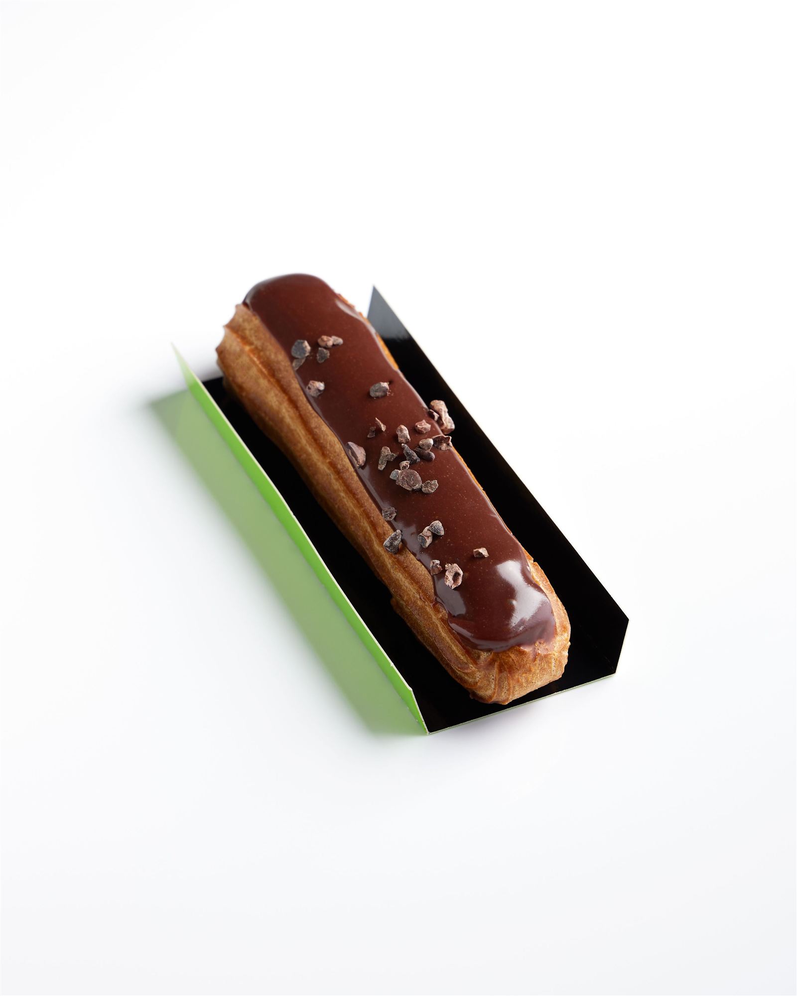 Luxury chocolate eclair